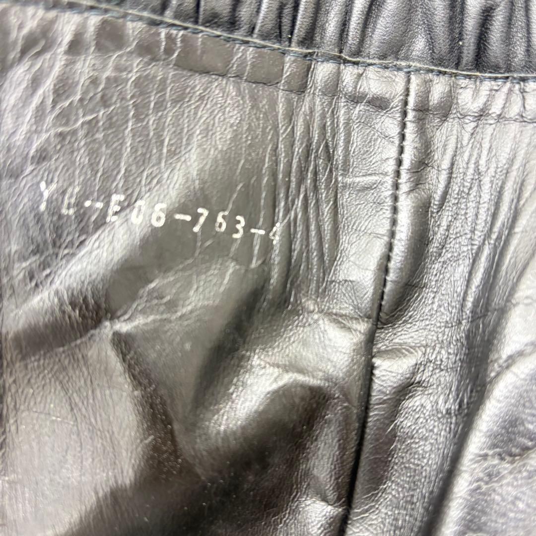 ■ Y's ワイズ サイドジップ ストラップ レザーブーツ ロングブーツ