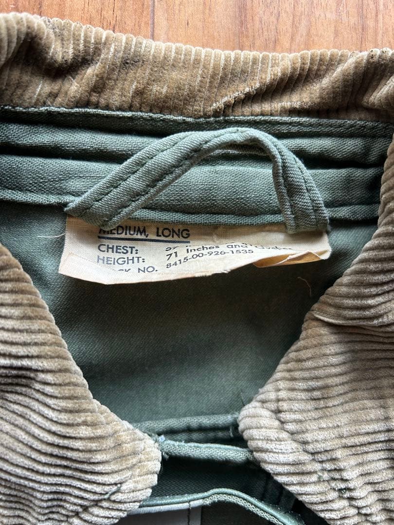 アメリカ軍　ファイヤーマンコート　ヴィンテージ