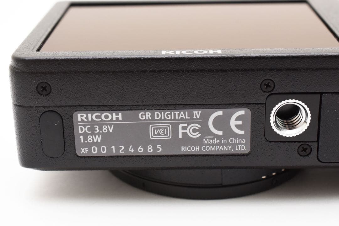 【美品】 Ricoh リコー GR Digital IV 4 デジタルカメラ
