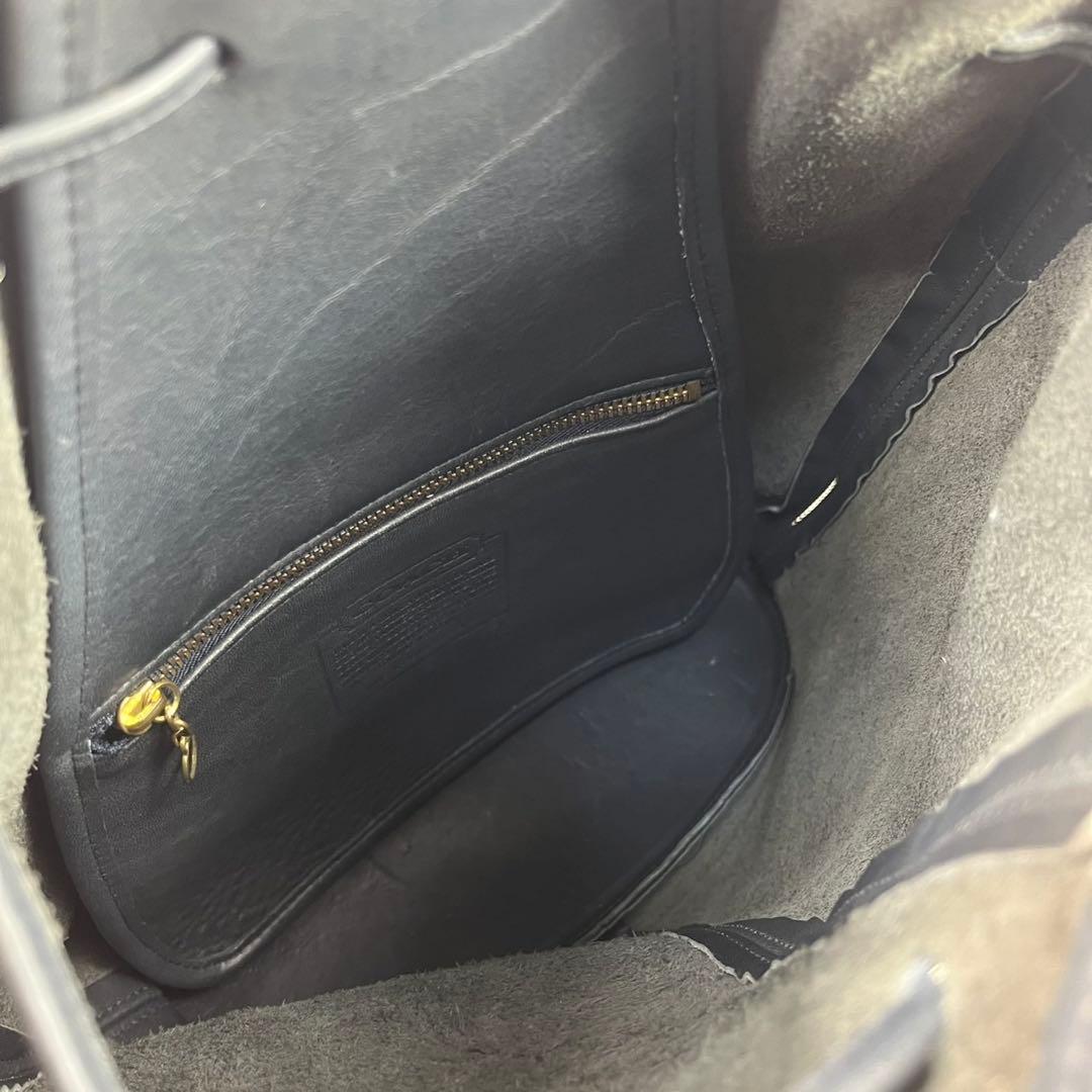COACH コーチ オールドコーチ ショルダーバッグ 巾着 レザー