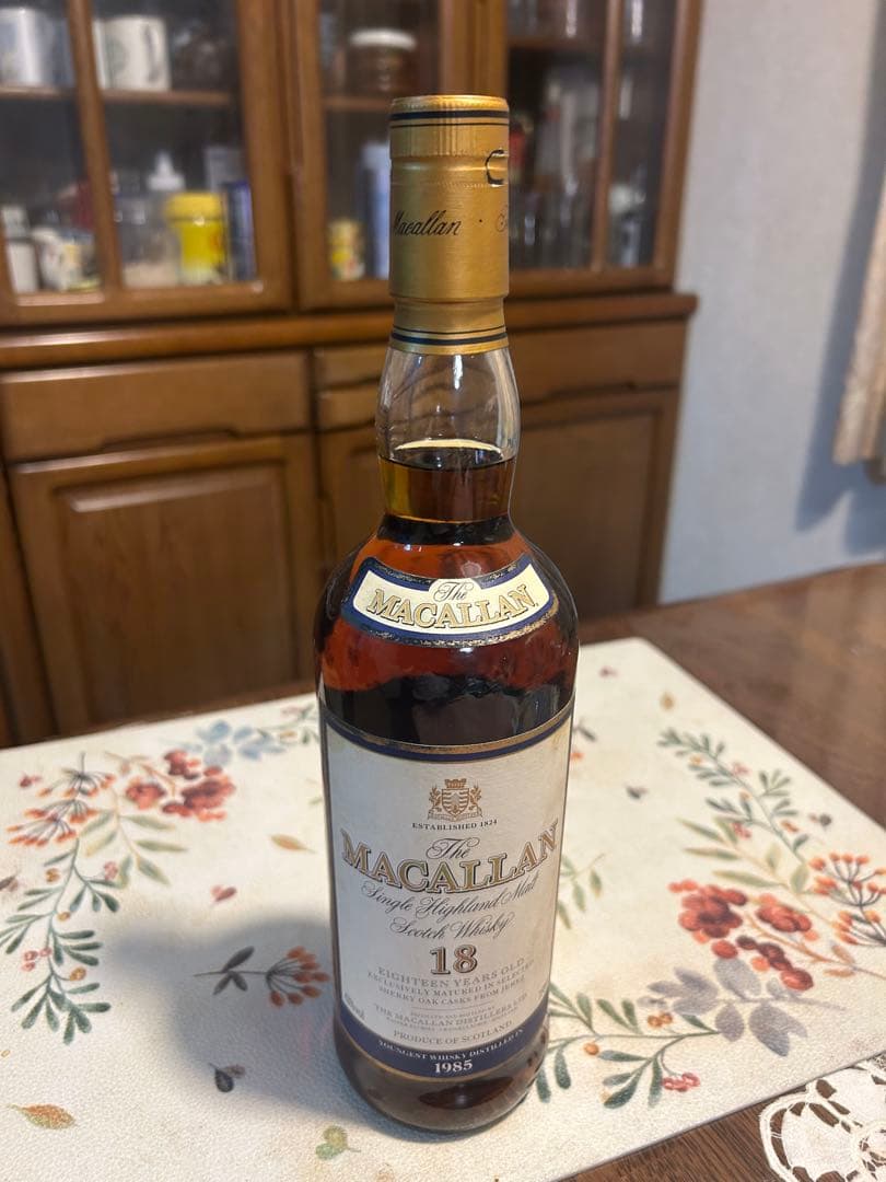 ザ・マッカラン18年 シングルモルトウィスキー750ml 未開封　1985年