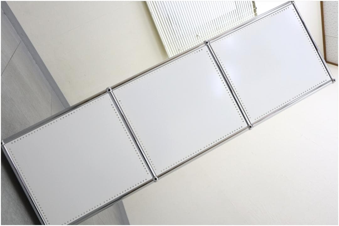 正規品 USM ハラーシステム キャビネット シェルフ 1列3段 ピュアホワイト