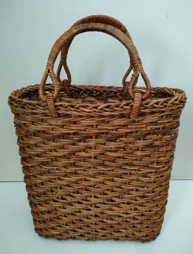 最終価格⭐️美品★あけび蔓★籠バッグ★あけび★かごバッグ★工芸品
