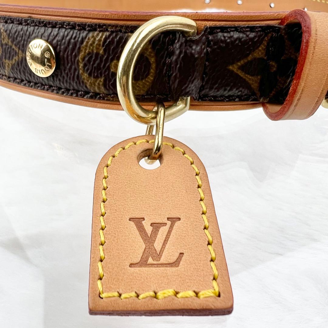 未使用✨ ルイヴィトン ドッグカラー MM 中型犬 モノグラム M58071