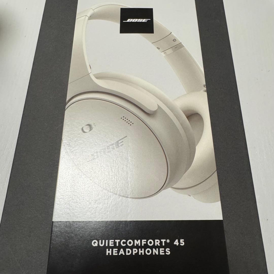 超美品 Bose QuietComfort 45 ワイヤレスヘッドホン ホワイト