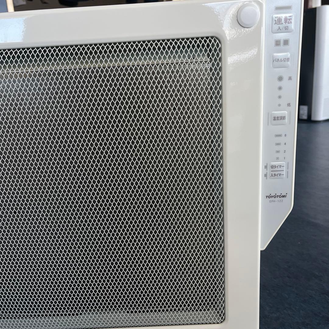 美品 トヨトミ 遠赤外線 パネルヒーター DeuxR POELE EPH-122