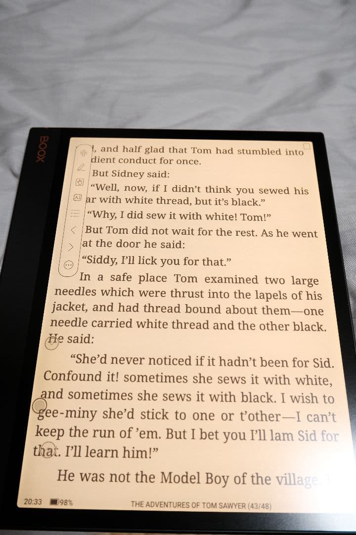 BOOX Note Air 3C 本体+純正カバー+ペン付き (使用頻度少)