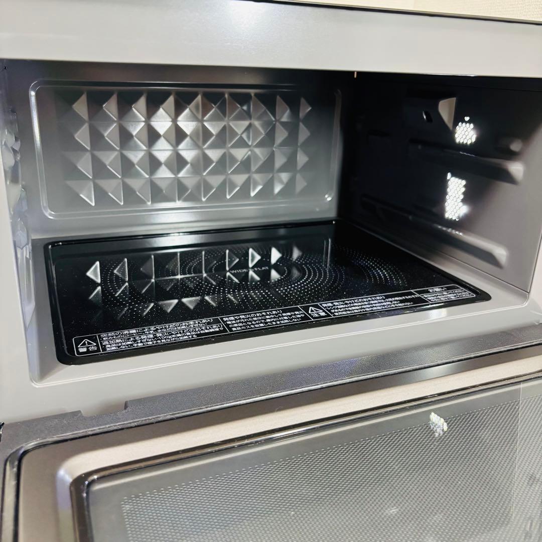 【庫内美品】 TOSHIBA 電子レンジ ER-VS23-K 21年製 フラット