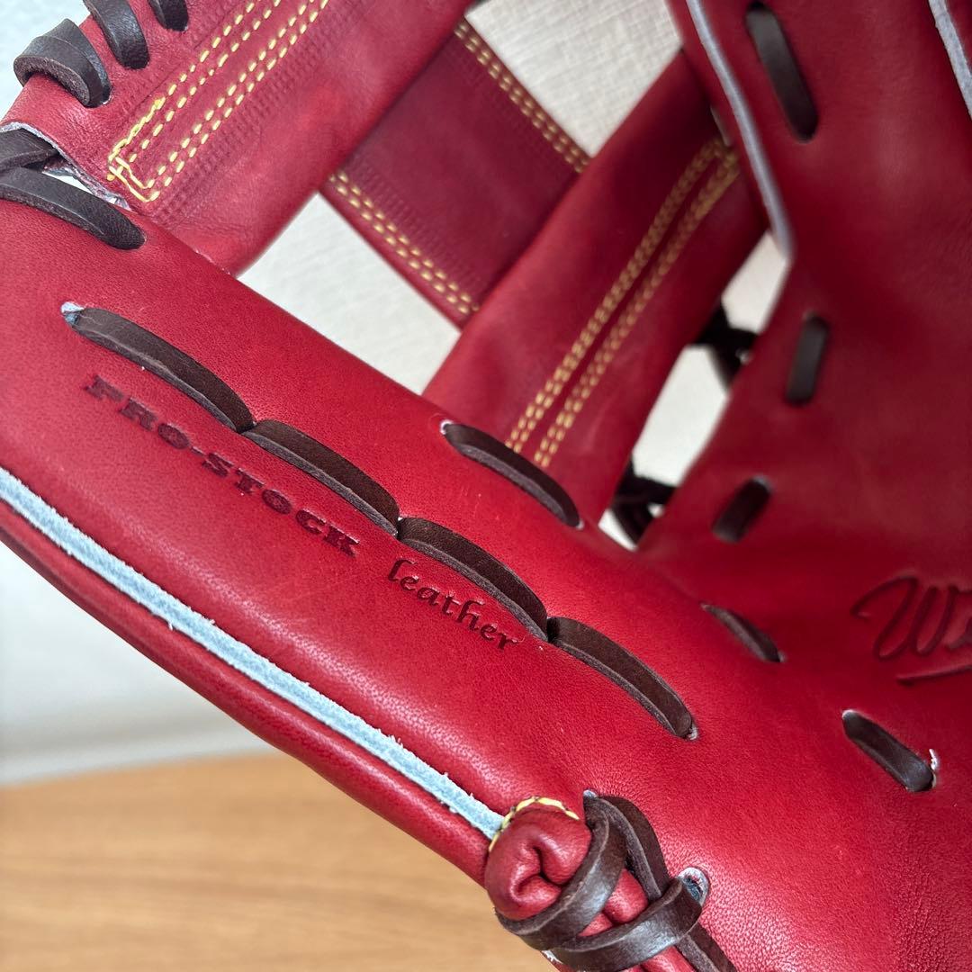 ウィルソン　硬式用　グラブ　内野　グローブ　定価63,800円　高校野球対応
