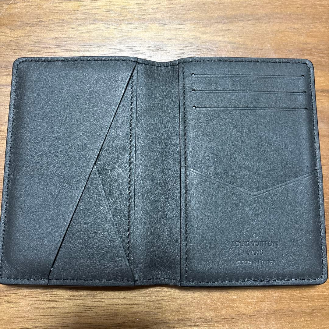値下げ！Louis Vuitton ブラック 黒 名刺入れ ルイヴィトン