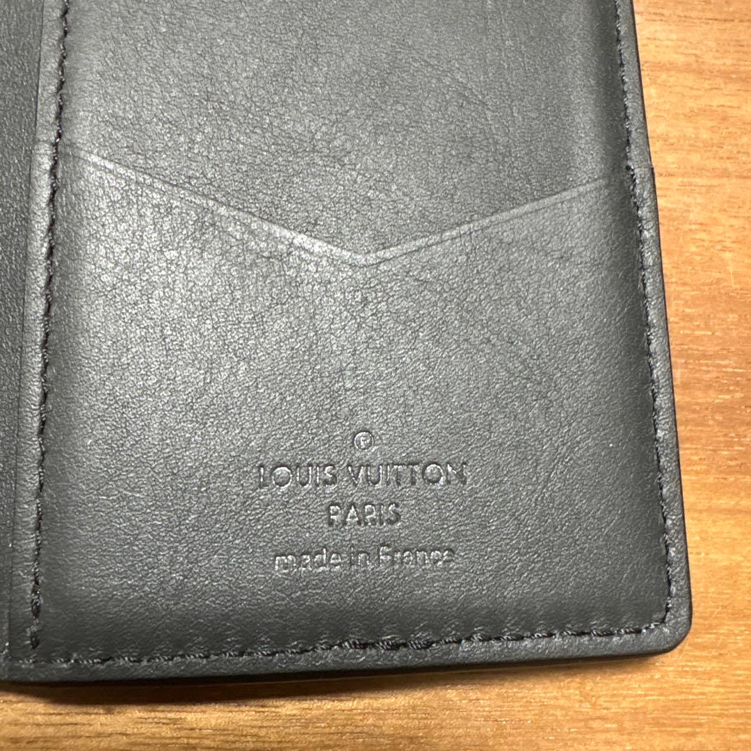 値下げ！Louis Vuitton ブラック 黒 名刺入れ ルイヴィトン