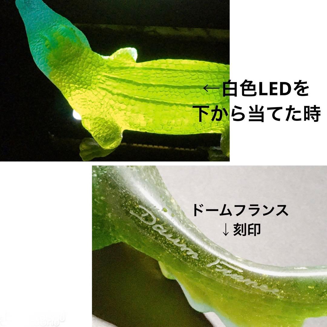 ワニ アリゲーター クリスタル 水晶 ドーム フランス ナンシー エミールガレ