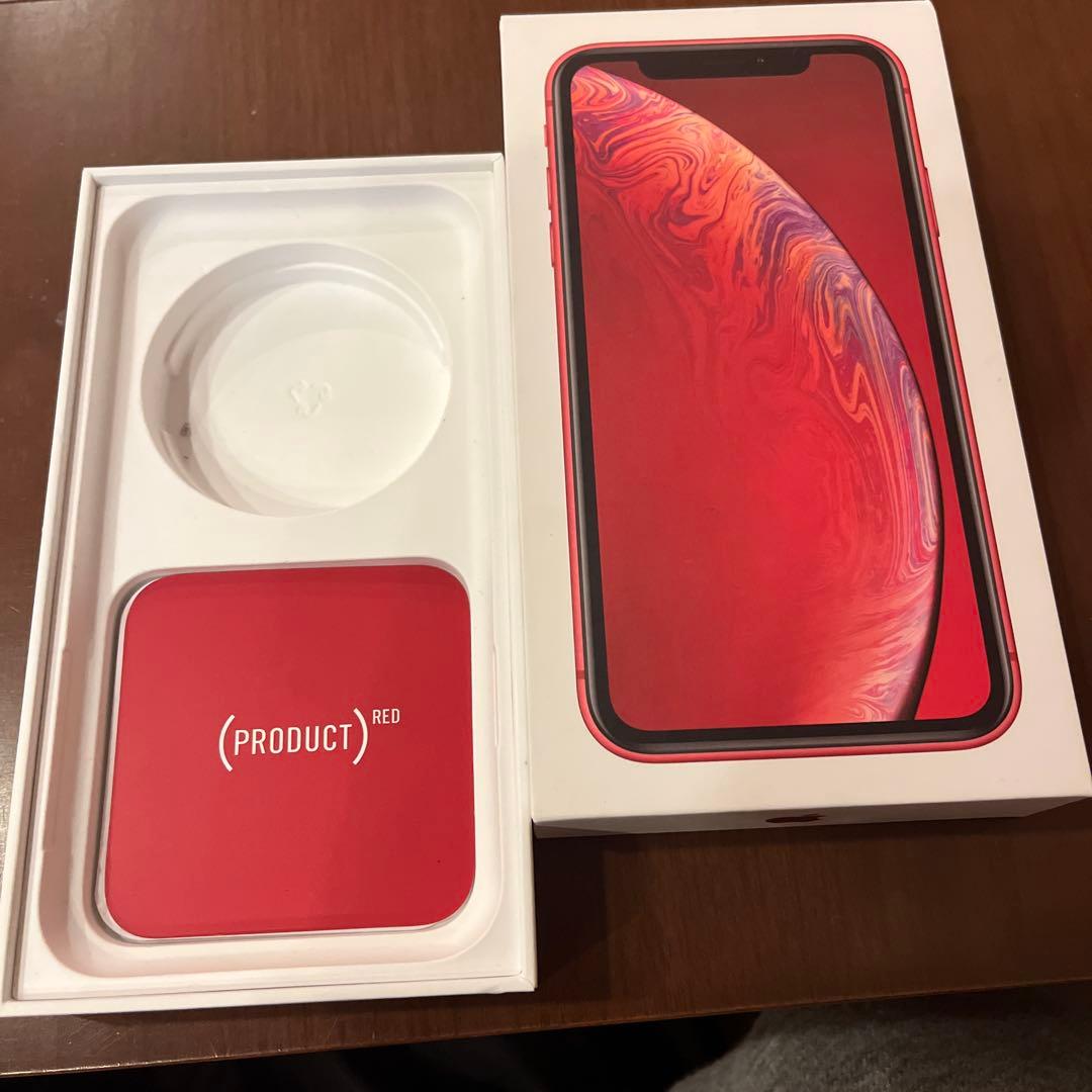 iPhoneXR レッド 128GB 本体SIMフリー　箱付