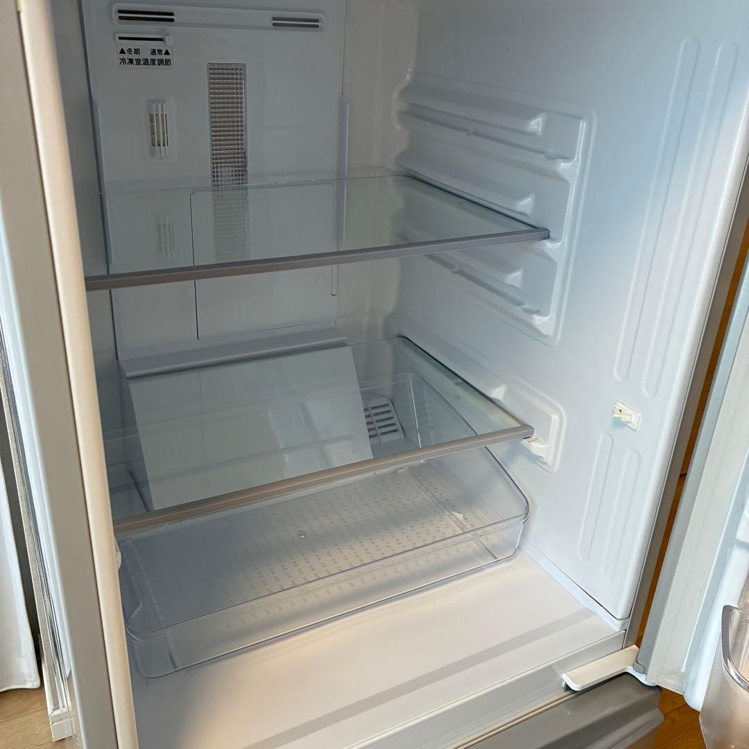★送料込 SHARP 冷蔵庫 137L シルバー SJ-D14D-S