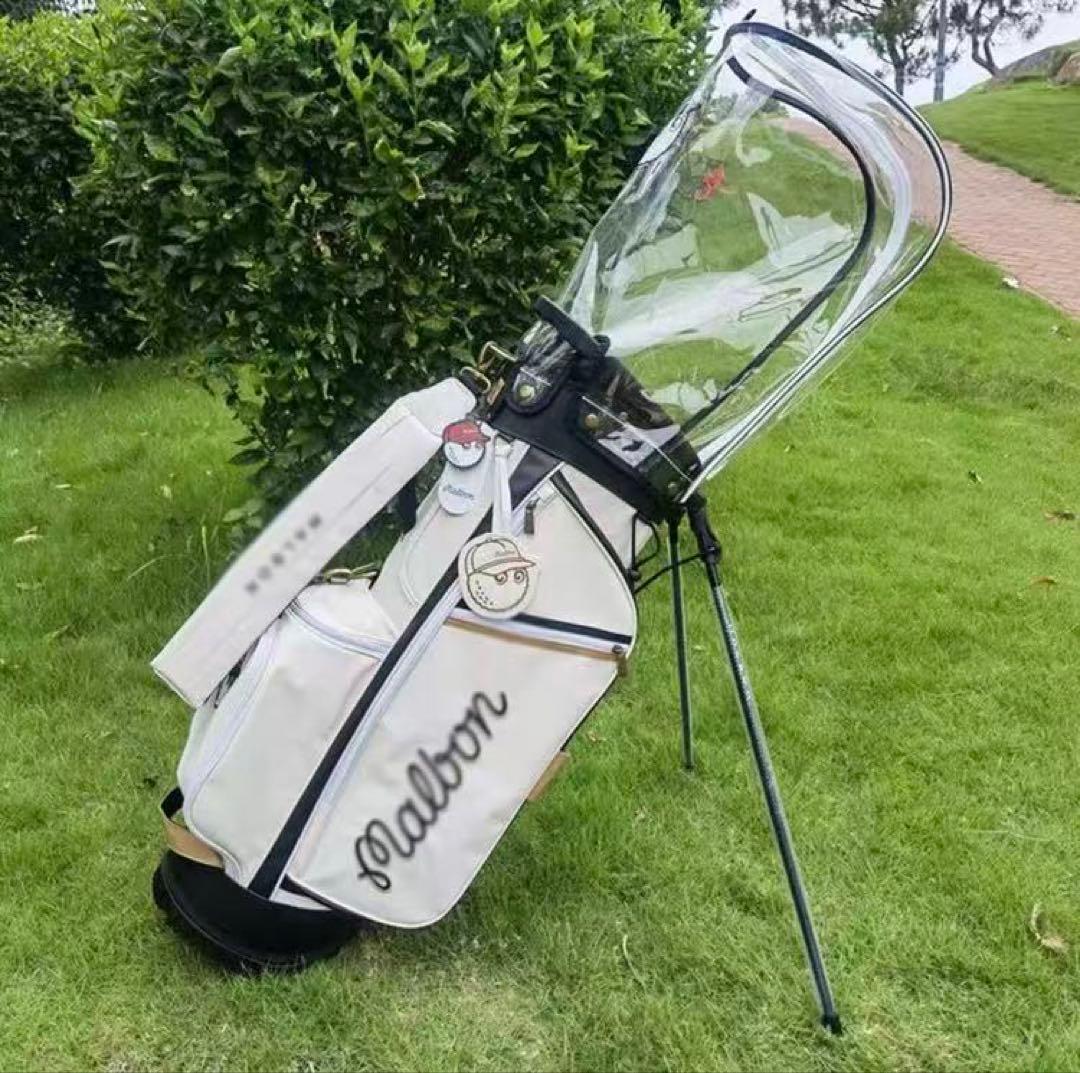 漁師キャディバッグ 帽子袋 ボーケイ キャディバッグ PUレザー スポーツゴルフ