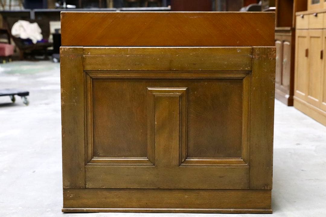 GMHK772○和製ヴィンテージ 昭和レトロ 両袖机 学習机 書斎机 アンティー