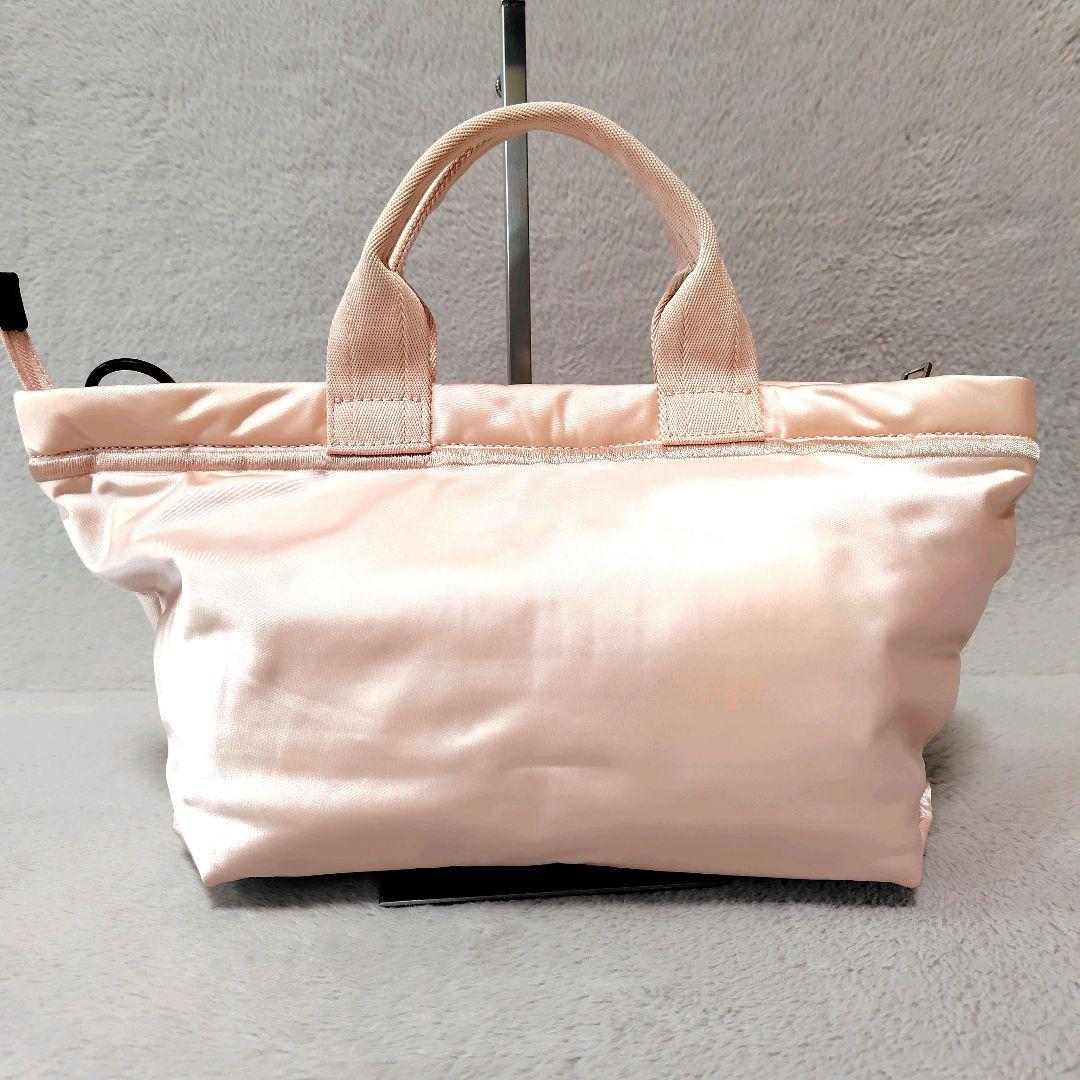 美品✨　ディーゼル　ショルダーバッグ　ピンク　ナイロン　ビッグロゴ　2way