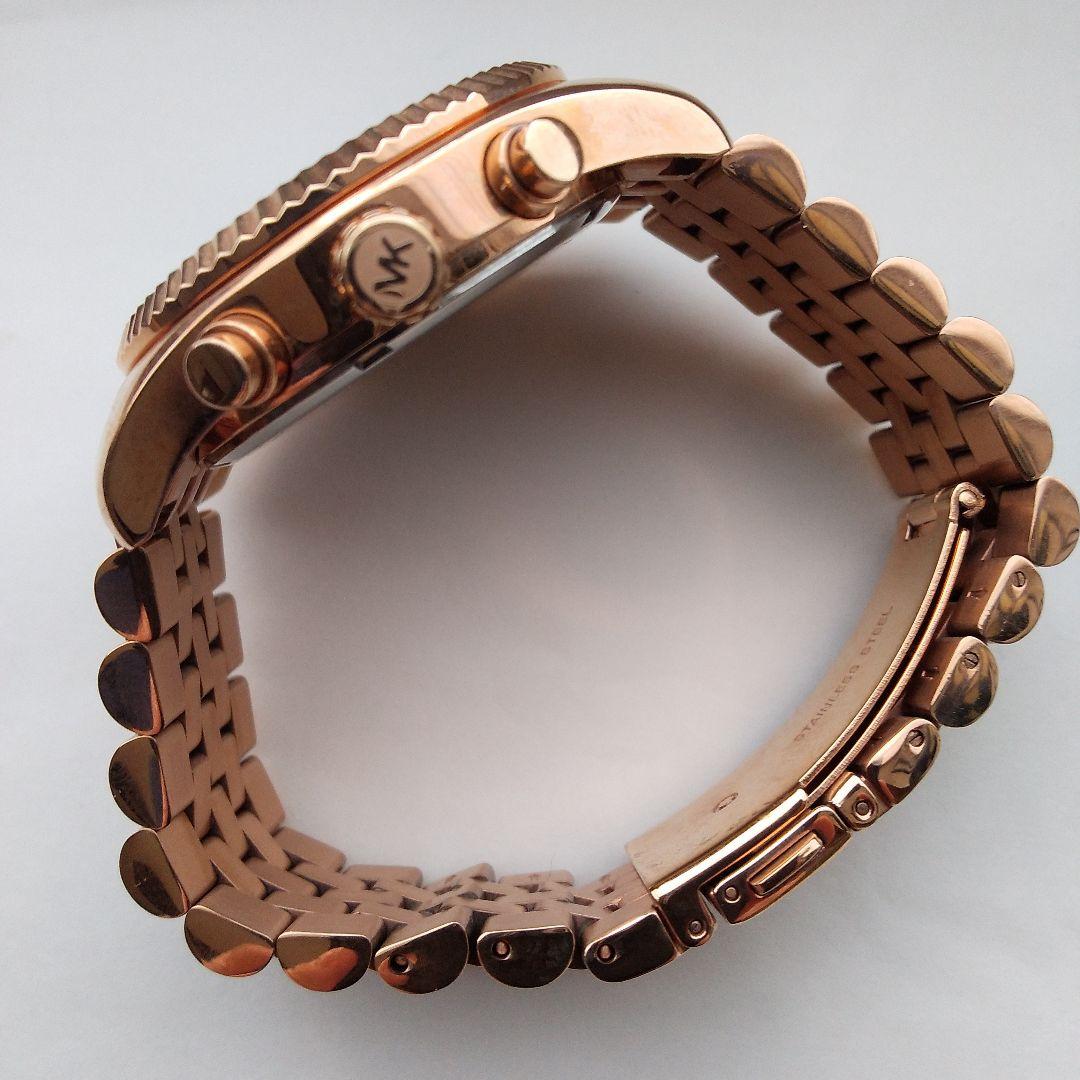 MICHAEL KORS ゴールド クロノグラフ腕時計 MK6207