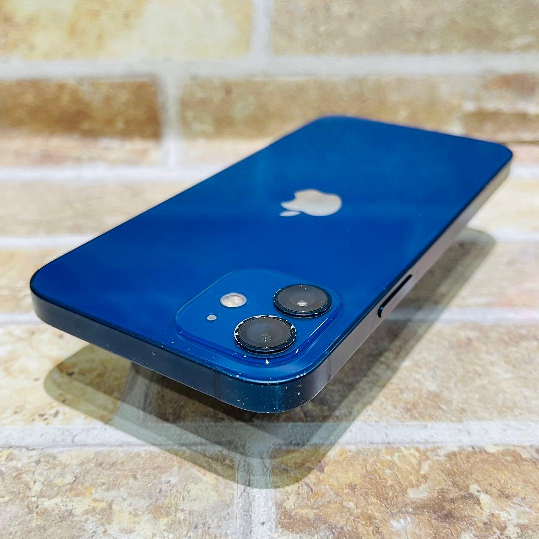 SIMフリー iPhone12 64GB ブルー 新品電池