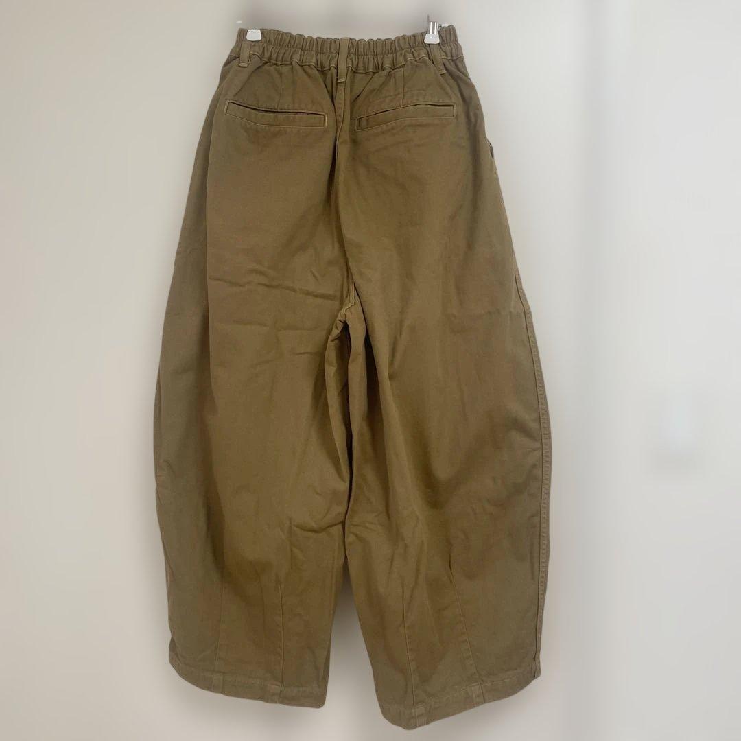 HARVESTY ベージュ サーカスパンツ