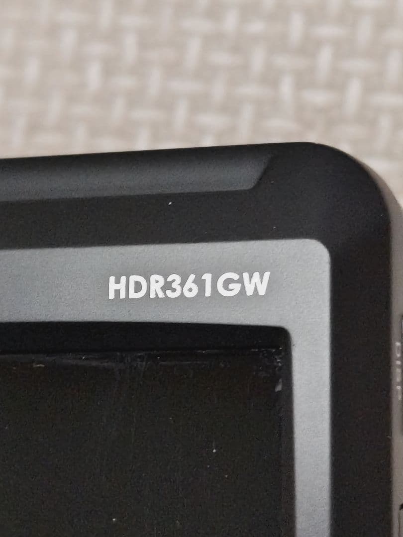 コムテックHDR361GW ドライブレコーダーリアカメラ付き360°