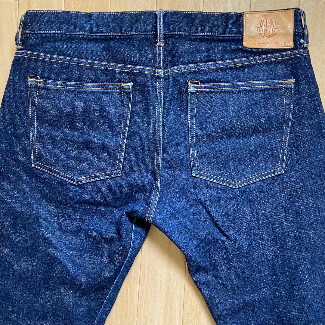 W36ジャパンブルー ジーンズ　濃紺ストレッチデニム