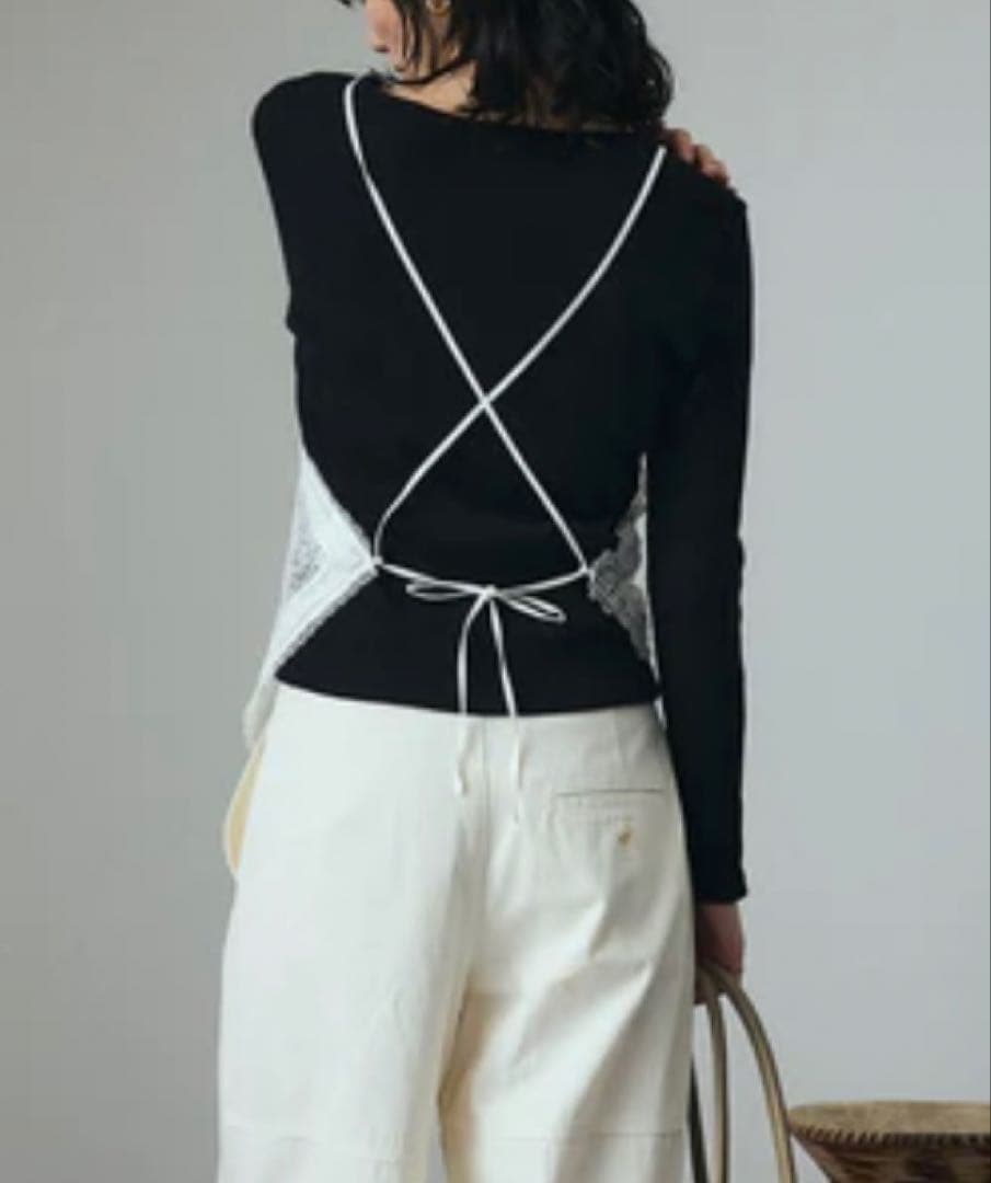 クロスレースキャミソール　新品未使用