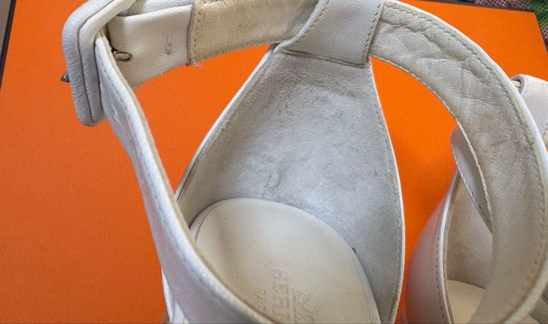 エルメス　HERMES エスパドリーユ エルダ　37