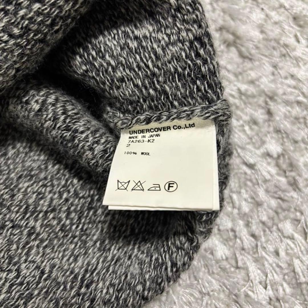 ◼︎しち様用◼︎ undercover 07aw ウールニット　サイズ2