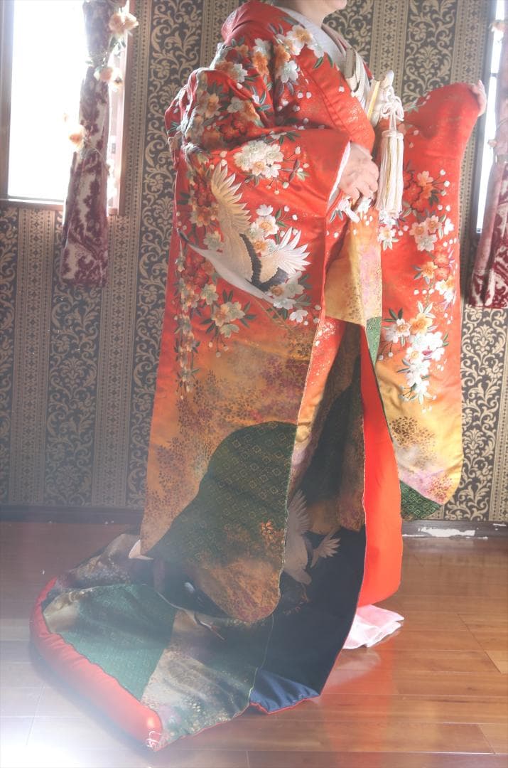 あ16和装ウエディング婚礼衣装ブライダル色打掛神前式着付け練習花魁コスプレ