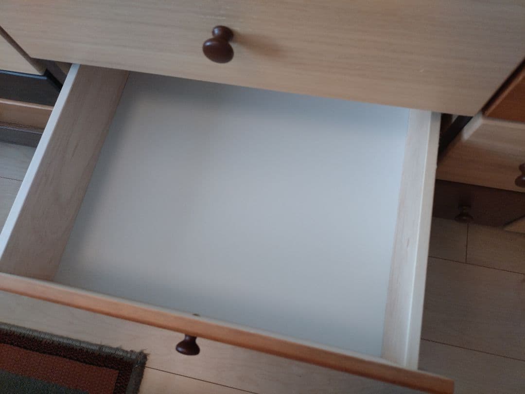 ニトリ　引き出し収納チェスト（ダークブラウン）