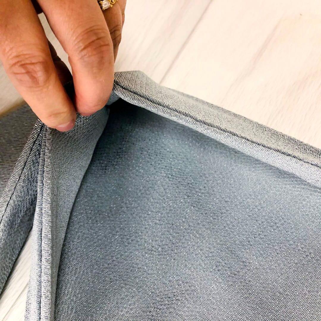 【お値打　長尺】名古屋帯　下村玉廣　昔話　鬼縮緬　帯丈400cm 帯幅31cm