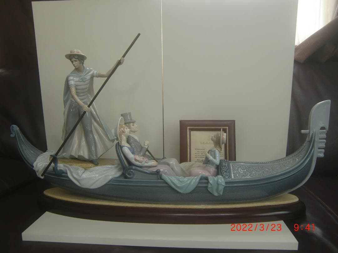 LLADRO　リヤドロ【ゴンドラの恋人達】全長76cm　値下　リアドラＬ123