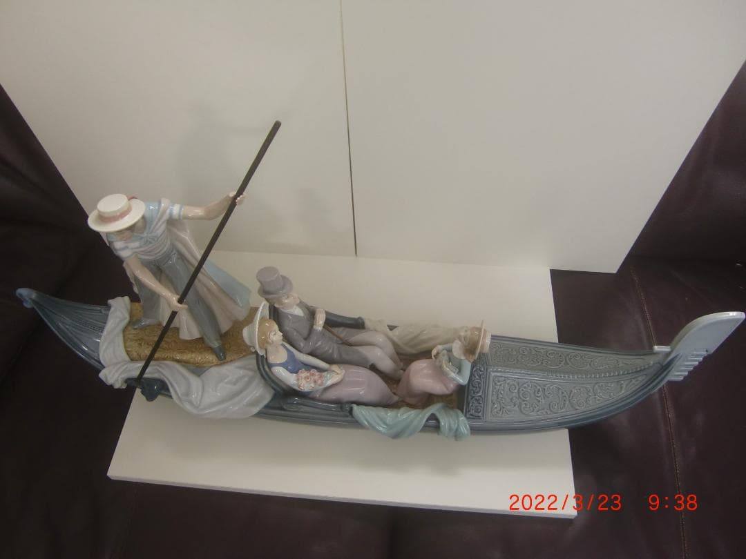 LLADRO　リヤドロ【ゴンドラの恋人達】全長76cm　値下　リアドラＬ123