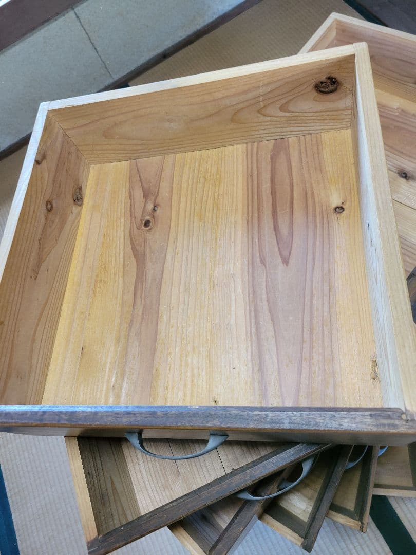 ✅訳あり/ 昭和レトロ 木製タンス 7引き出し ブラウン