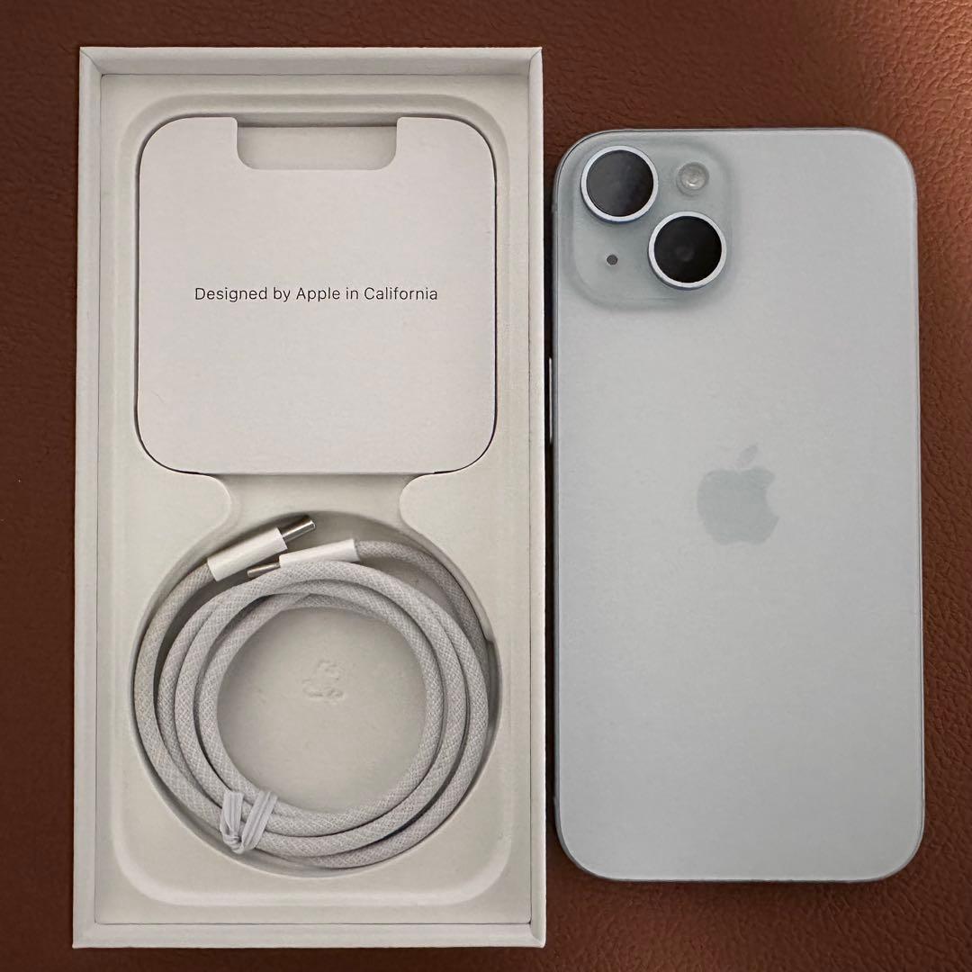Apple iPhone 15 本体 SIMフリー 128GB ブルー