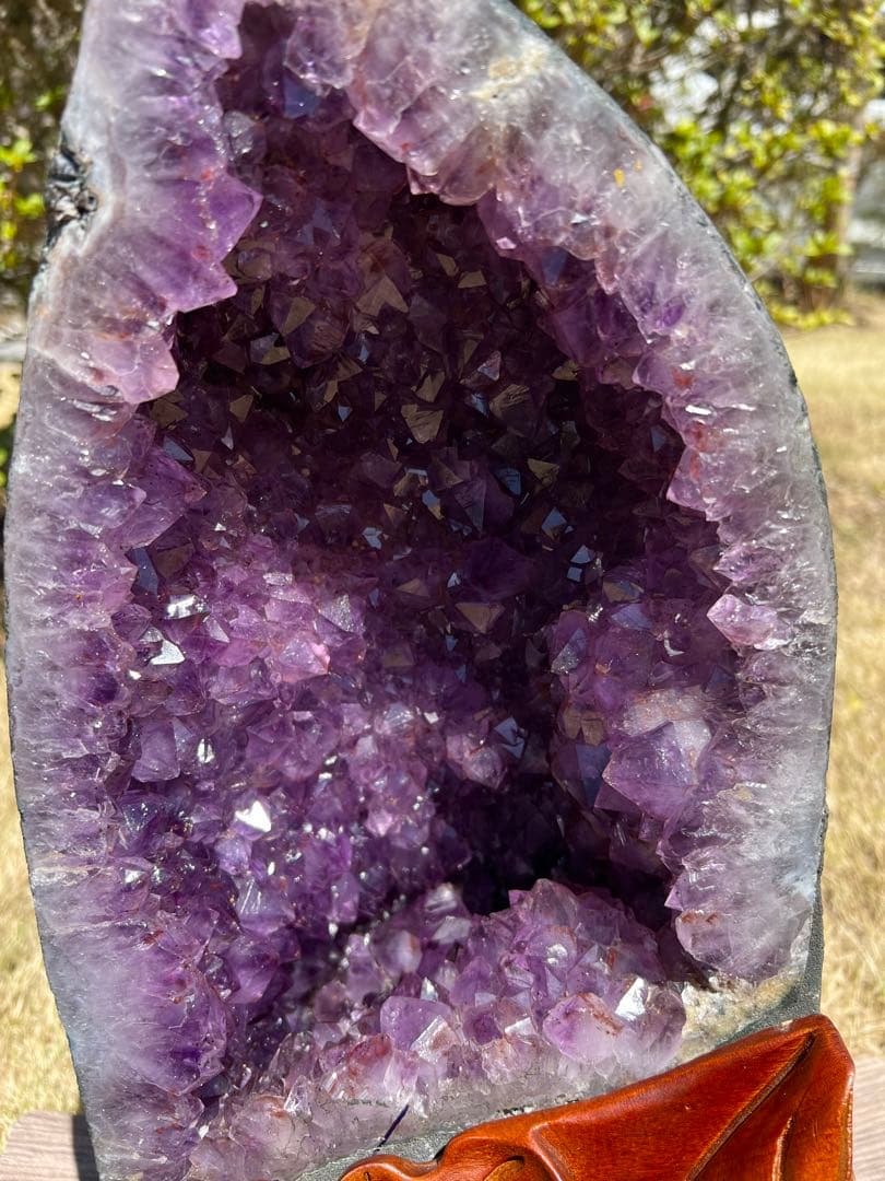 高品質アメジストドーム パワーストーン 紫水晶 天然石 置き物