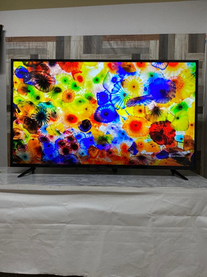 即日受渡❣️送料込3年前購入ジャパンネクスト55型4K目に優しいブルーカット