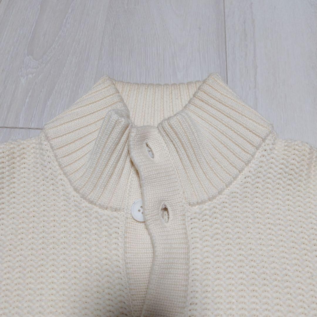 ザノーネ【伊】キョートモデル定番スタンドカラー48ウール ホワイト アイボリー系