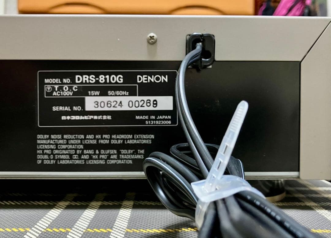 DENON DRS-810G カセットデッキ