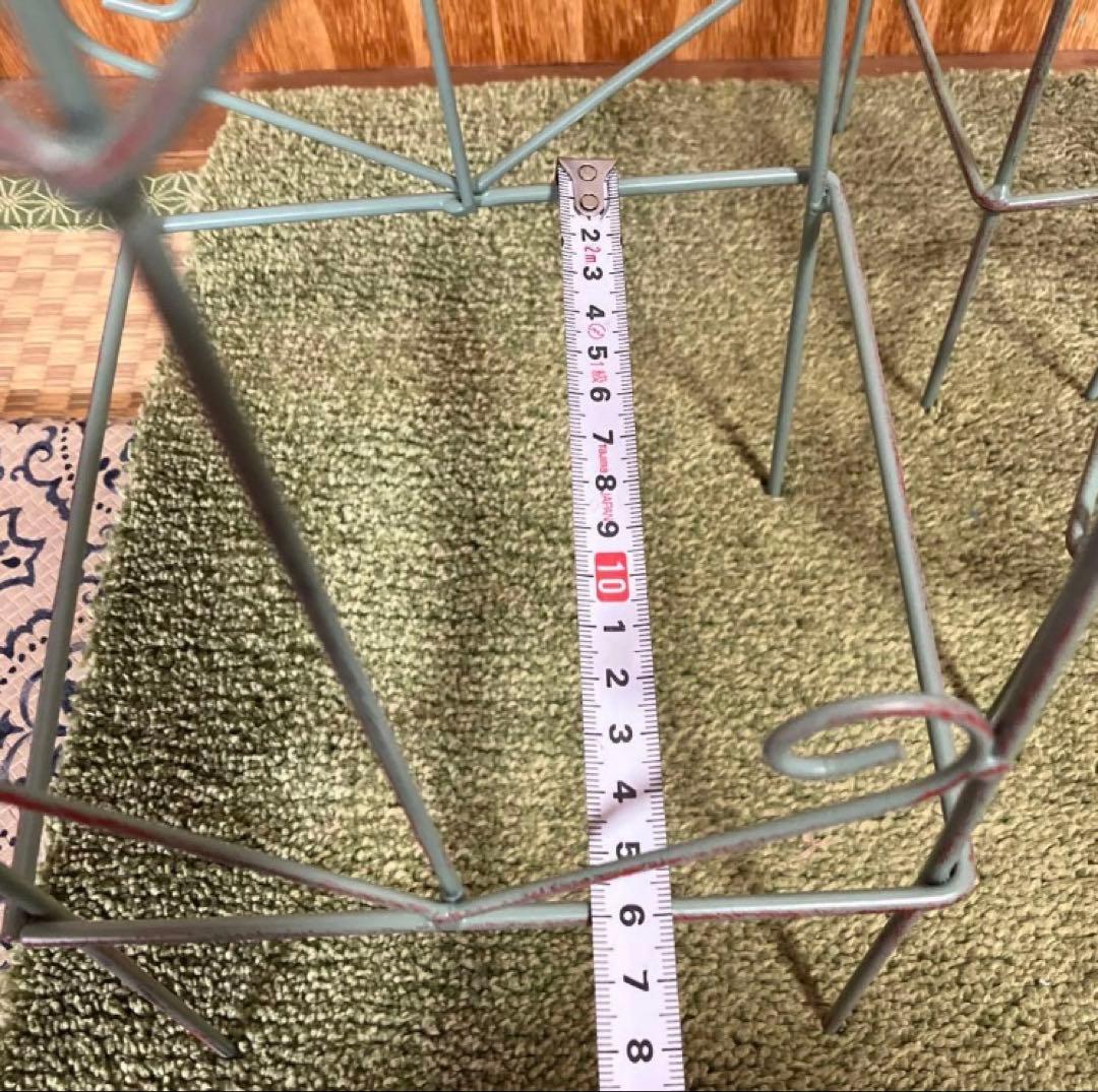 アイアン製ミニオベリスク　3個セット　アンティーク風ガーデンオーナメント　雑貨