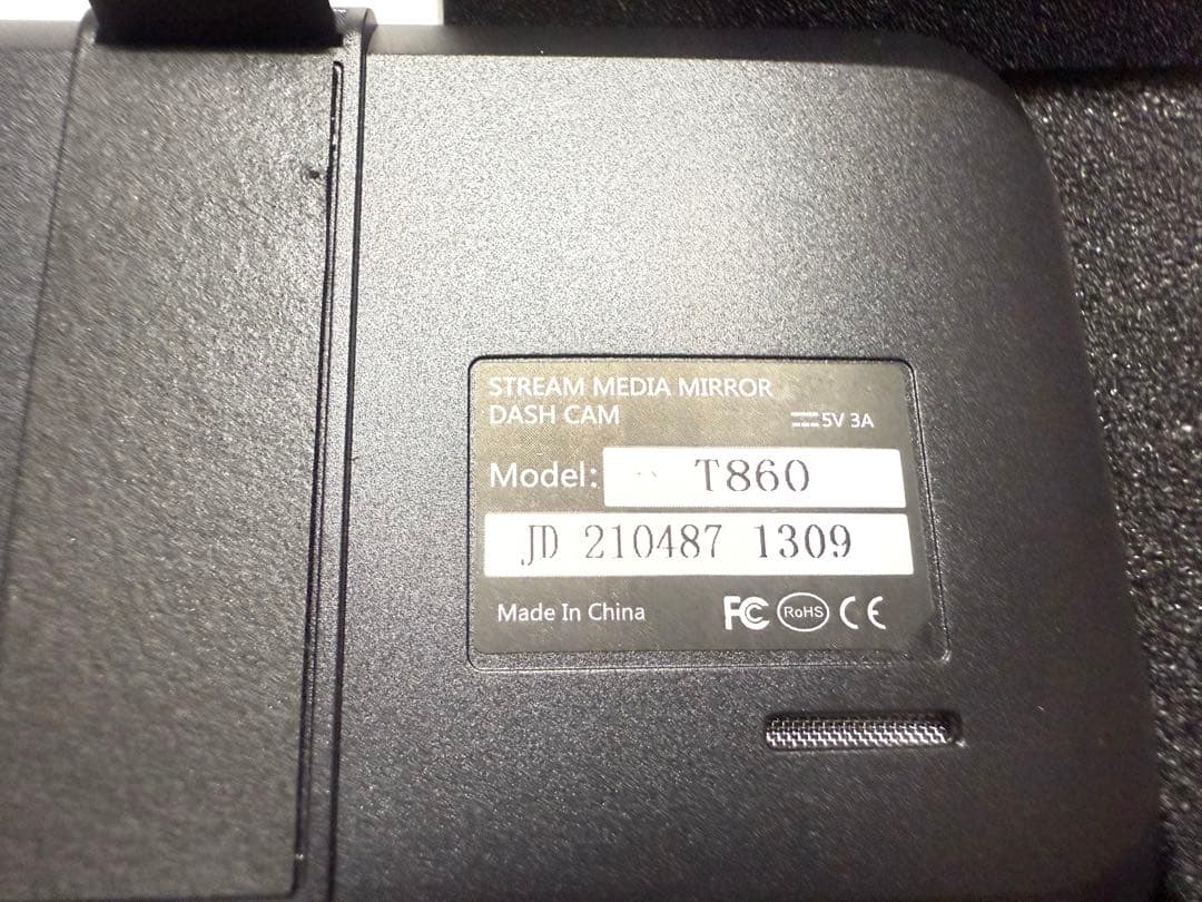 JADO ドライブレコーダー ミラー型 T860