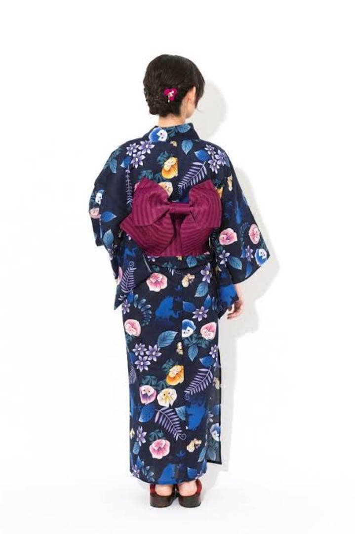 最終値下げ‼︎ ふしぎの国のアリス　浴衣・結び帯　ディズニーストア　2点セット