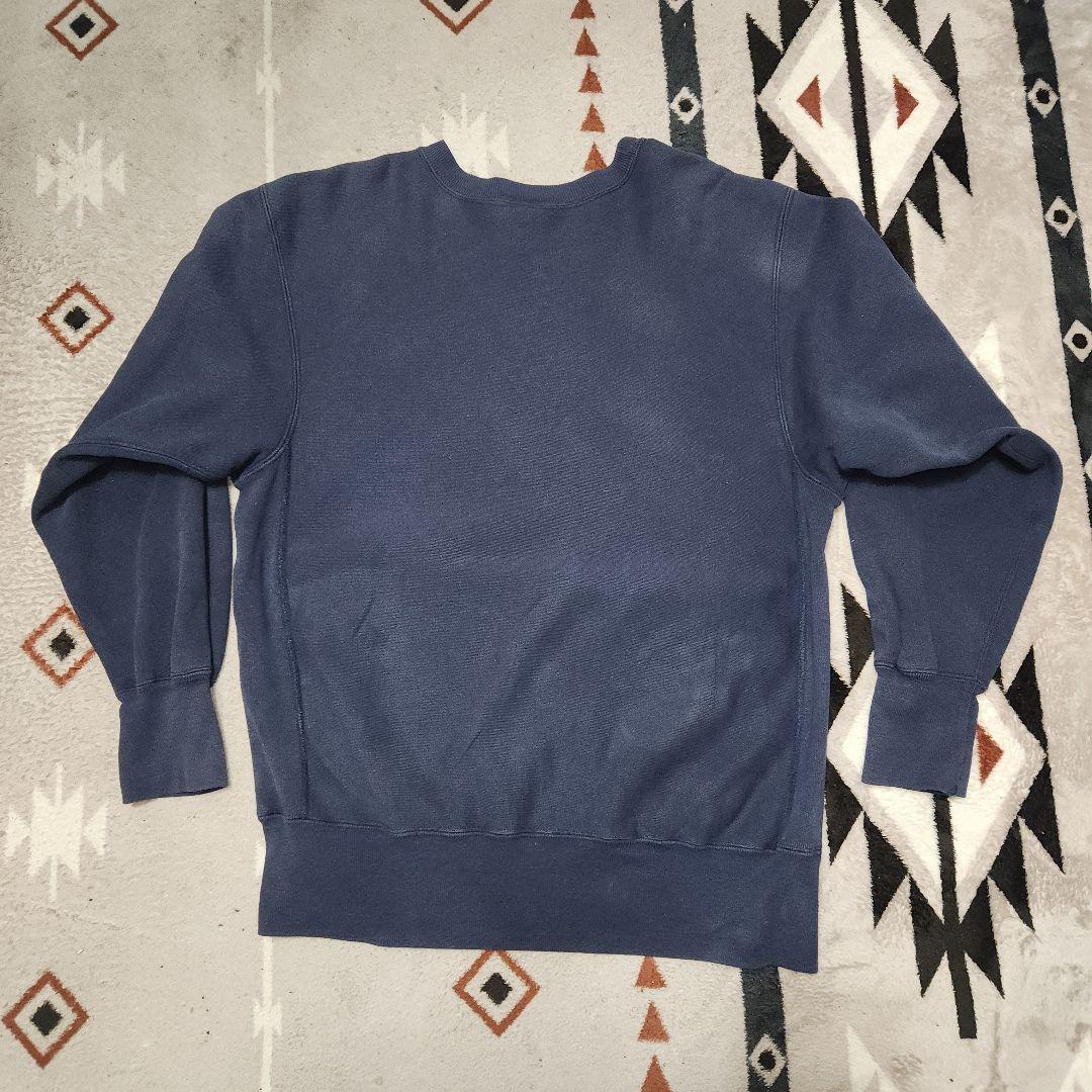 USA製 90s刺繍タグ チャンピオン リバースウィーブ ネイビー XL