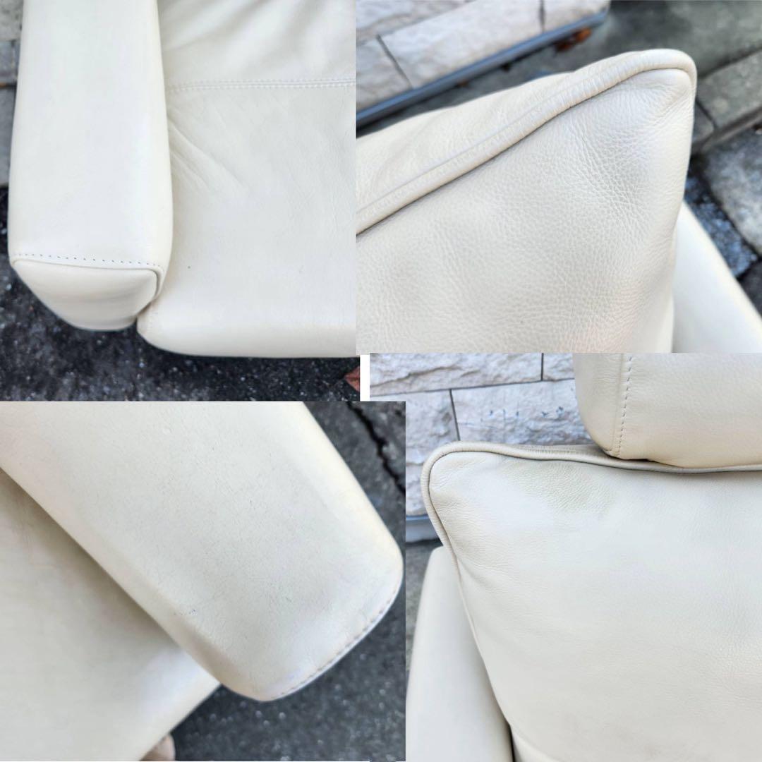 KEYUKA ケユカ アラモード　本革　2人掛けソファ　北欧　ホワイト