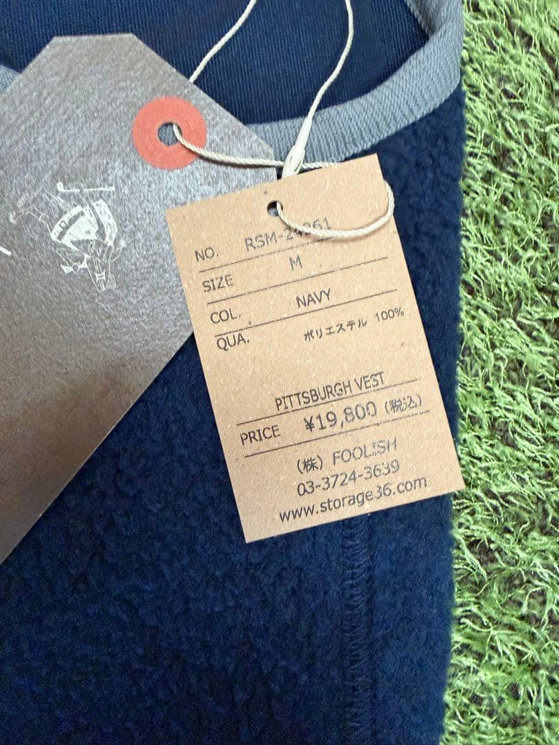 新品正規品【ROUGH&SWELL/M】PITTSBURGHVESTボアフリース