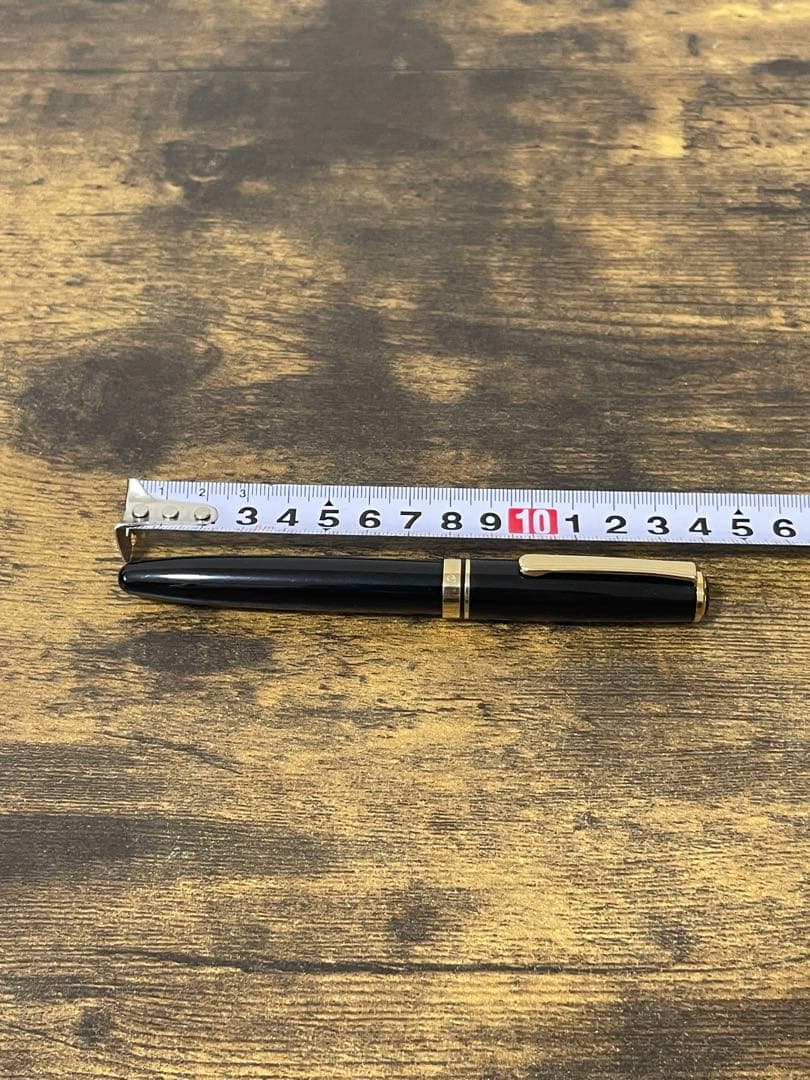 筆記確認＆洗浄済み　初期型　エボナイトペン芯　14金　細字　プラチナ　万年筆