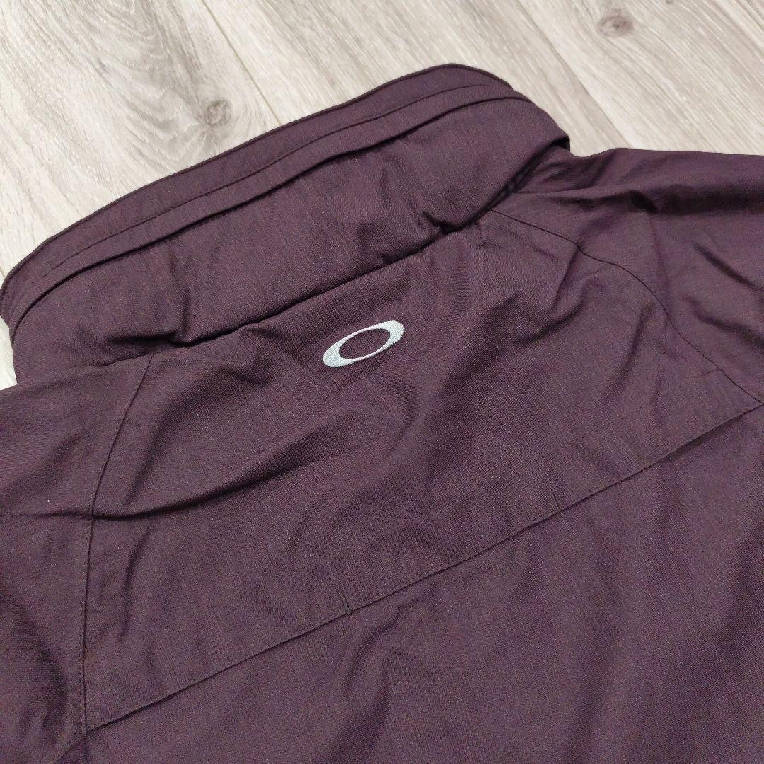 【未使用】OAKLEY バーガンディ フード付きジャケット 撥水加工