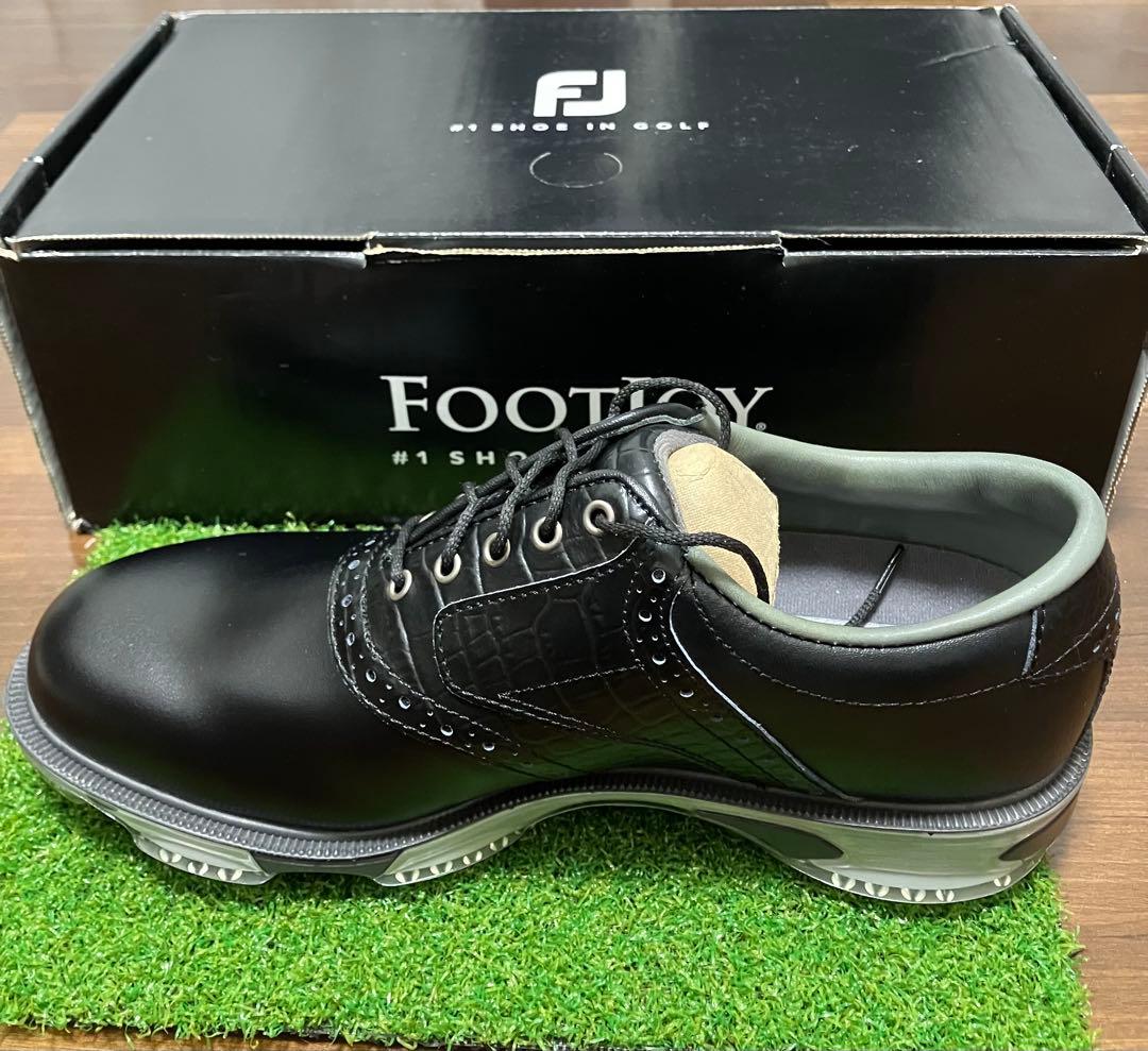 【廃盤】FootJoy DRYJOYS TOUR クロコ本革 26.0cm 新品