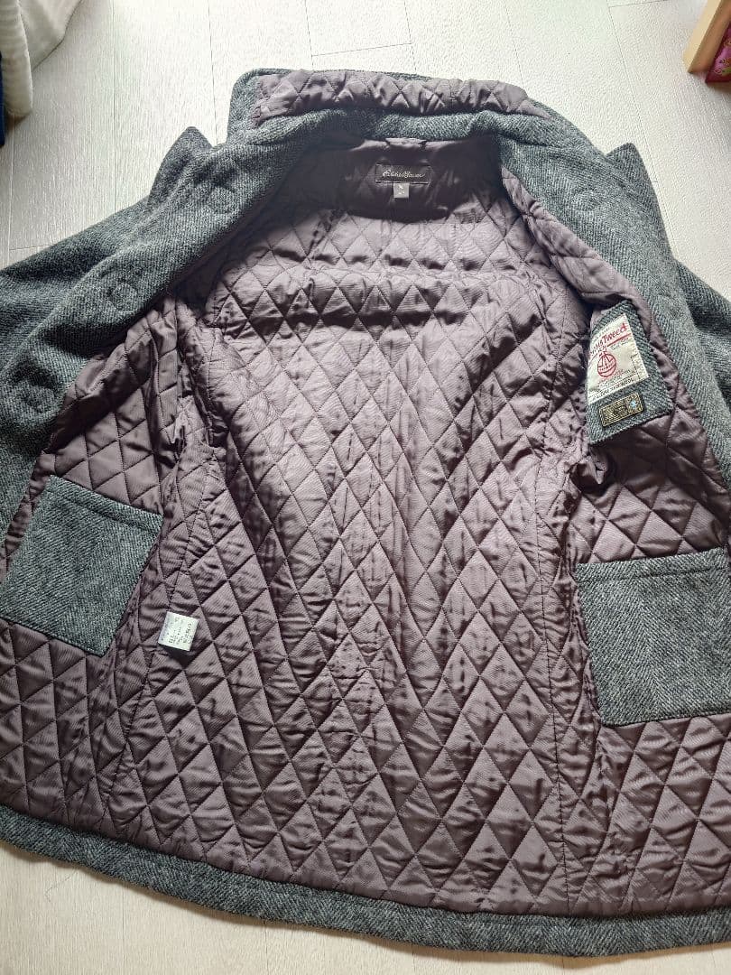 ★値下げ★エディバウアー EddieBauer ダッフルコート ハリスツイード